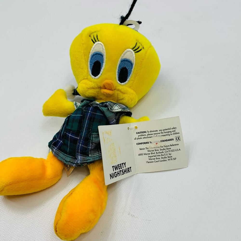 Warner Bros Looney Tunes Tweety Nightshirt Bean Bag - Picture 5 of 8